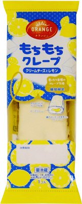 もちもちクレープ　クリームチーズとレモン