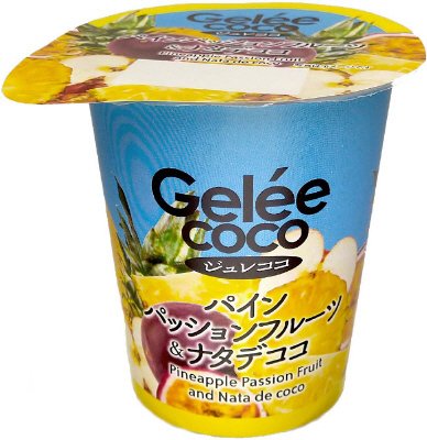 ジュレココ　パインパッションフルーツ＆ナタデココ