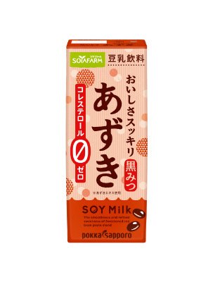 ソヤファームおいしさスッキリあずき豆乳飲料