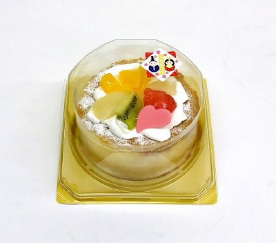 ひな祭りフルーツシフォンケーキ