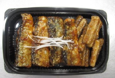 さんまとごぼうの甘辛和え