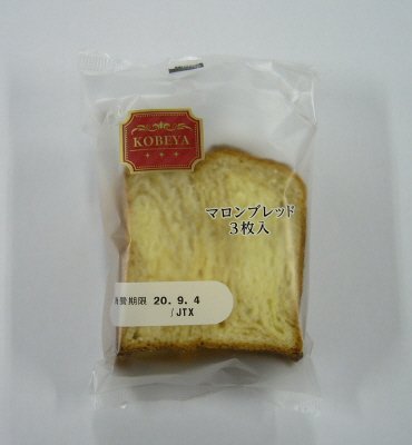 ＫＢＣマロンブレッド３枚入