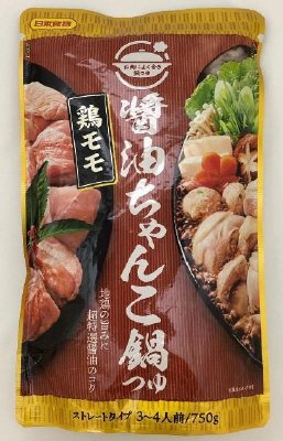 鶏モモ醤油ちゃんこ鍋つゆ　７５０ｇ