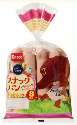 スナックパンいちごミルク８本入