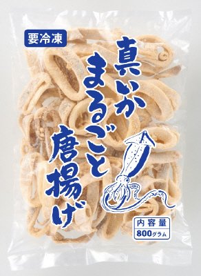 真いかまるごと唐揚げ