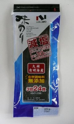 有明海産減塩味のり3切24枚