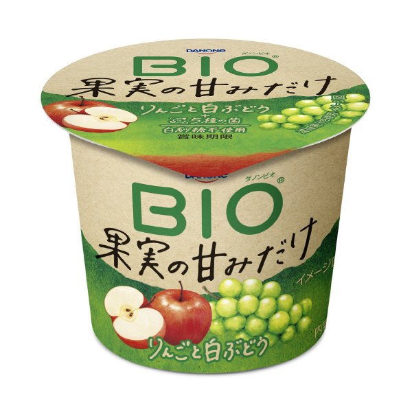 ダノンビオ　果実の甘みだけ　りんごと白ぶどう