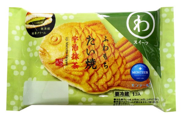 ふわもちたい焼・宇治抹茶