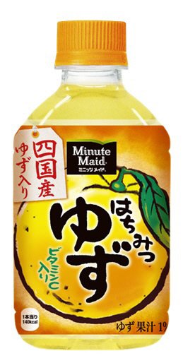 ミニッツメイドはちみつゆず（加温）