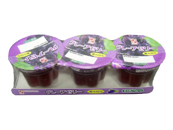 グレープゼリー3Ｐ