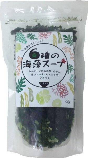 6種の海藻スープ