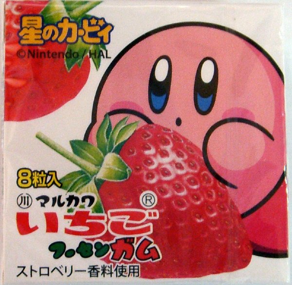 星のカービィいちごガム