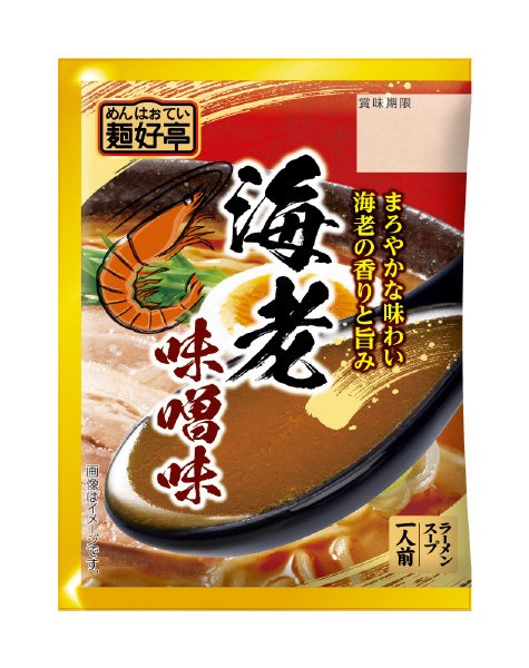 麺好亭　海老スープ　味噌味