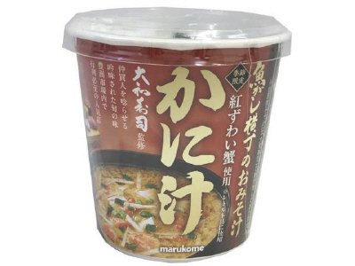 カップ魚がし横丁　かに汁