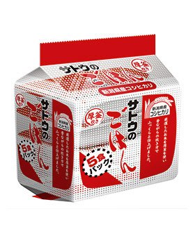 新潟県産コシヒカリ5食パック