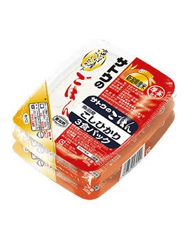新潟県魚沼産コシヒカリ3食パック