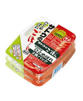 宮城県産ひとめぼれ3食パック