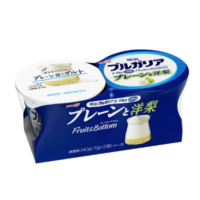 ブルガリアヨーグルトLB81 Fruit on the Bottomプレーンと洋梨