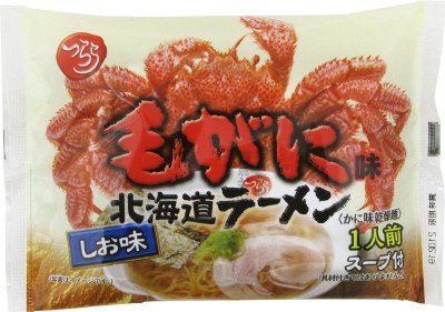 毛がに味北海道ラーメン　しお味