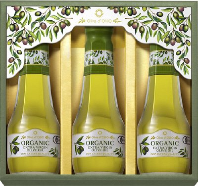 Oliva d’ OilliOオーガニック（有機）エキストラバージンオリーブオイルギフト　ＯＯＧ－３０