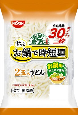 日清のどん兵衛　サッとお鍋で時短麺　２玉入りうどん