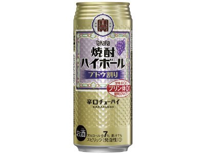タカラ「焼酎ハイボール」＜ブドウ割り＞５００ＭＬ