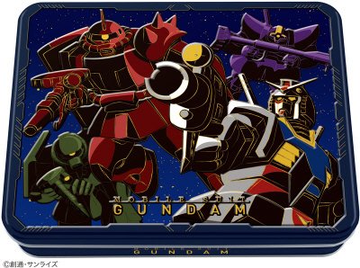 ガンダムレリーフ缶