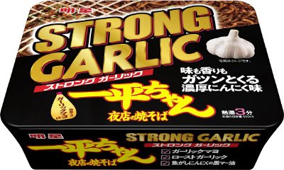 一平ちゃん夜店の焼そば　ストロングガーリック　ケース