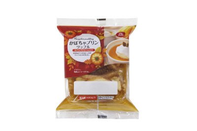 かぼちゃプリンワッフル