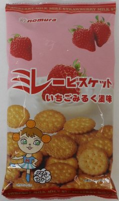 ミレービスケット　いちごみるく風味