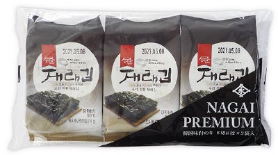 NAGAI　PREMIUM　韓国海苔3P