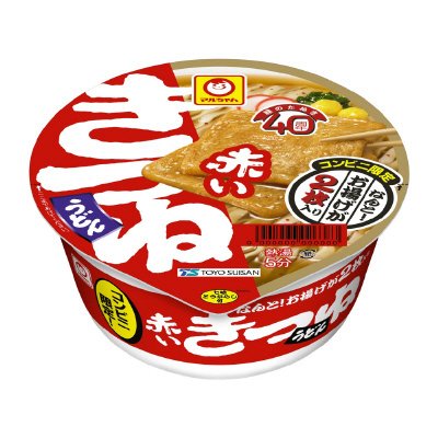 赤いきつねうどん　ふっくらお揚げ２枚入り　東