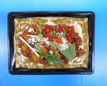 ミートソースのポテトクリーム