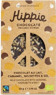 キャラメル・ヘーゼルナッツ&ソルト　ミルクチョコ