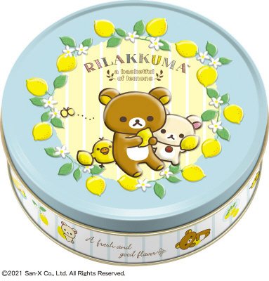 リラックマラウンド缶