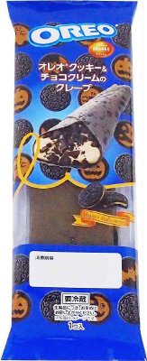 オレオクッキー＆チョコクリームのクレープ