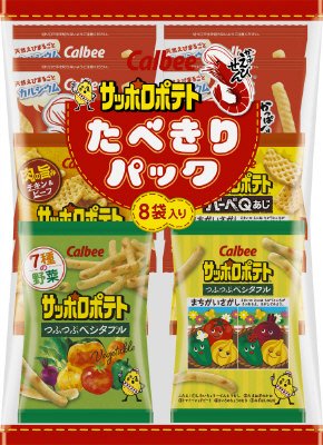 えびせん＆サッポロたべきりパック