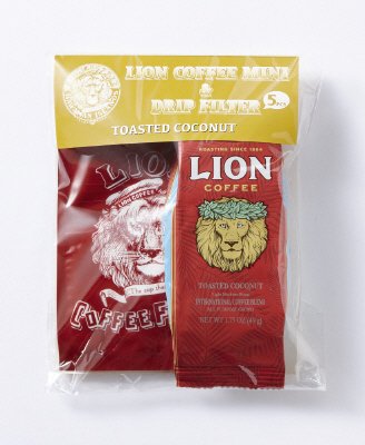 ライオンドリップフィルターセット　ココナッツ