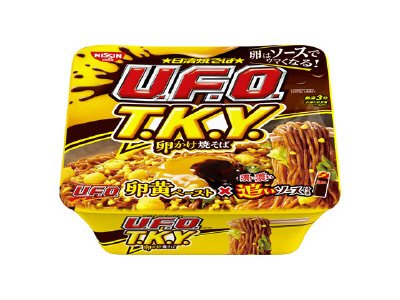 日清焼そばＵ．Ｆ．Ｏ．Ｔ．Ｋ．Ｙ．　卵かけ焼そば　濃い濃い追いソース付