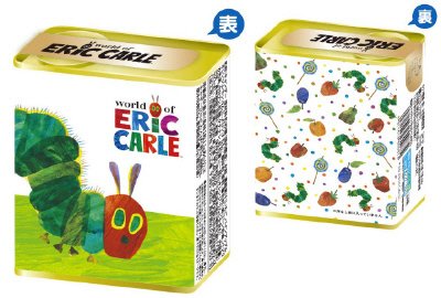 キャラドロップ缶　はらぺこあおむし