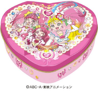 プリキュアオールスターズハート缶