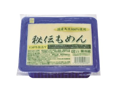 国産大豆１００％使用にがり仕立て秘伝もめん