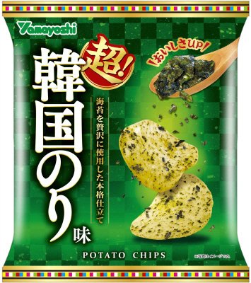 ポテトチップス　超！韓国のり味