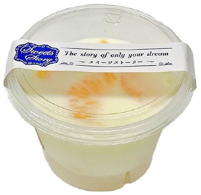 SSみかんの牛乳寒天