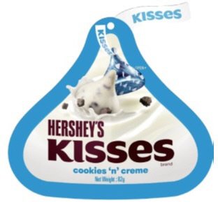 ハーシー　キスチョコレート　クッキー＆クリーム