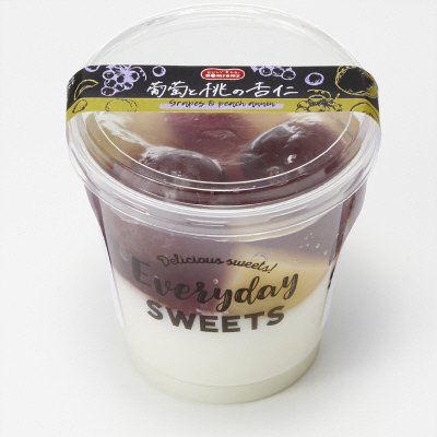 葡萄と桃の杏仁