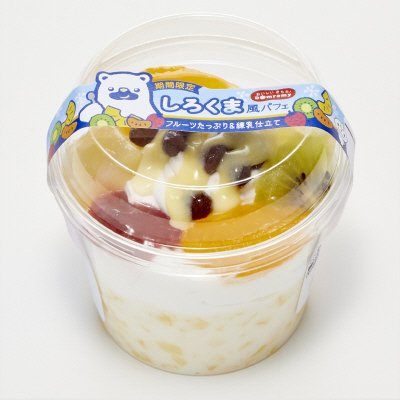 しろくま風パフェ