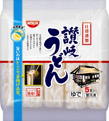 日清謹製　讃岐うどん　５食入り（Ｗ）