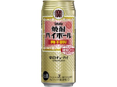 タカラ「焼酎ハイボール」＜梅干割り＞５００ＭＬ