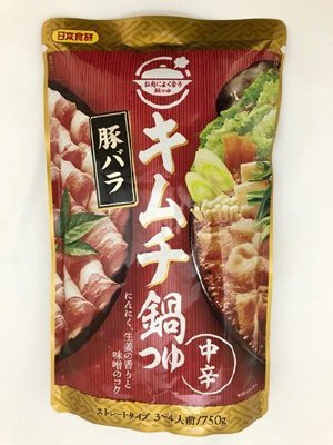 豚バラキムチ鍋つゆ　７５０ｇ
